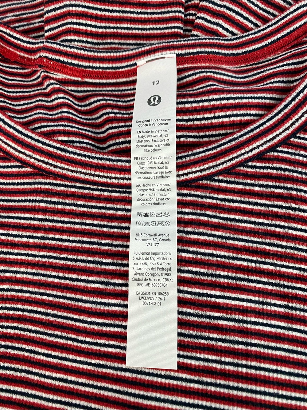 Lululemon - Hold Tight Long Sleeve - Size 12 - NWT - Picture 5 of 8